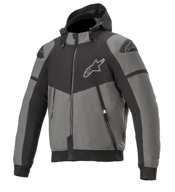 Alpinestars Sektor V2 Tech Hoodie - Melange Dark Gray Black S