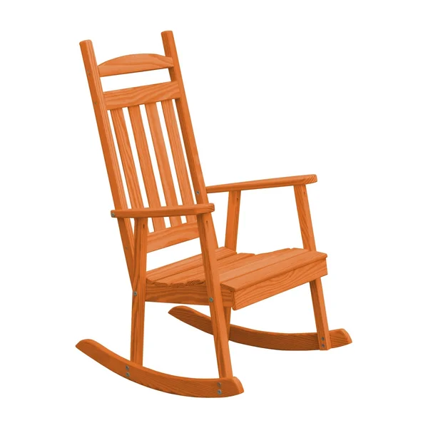 Pine Classic Porch Rocker - Redwood Stain