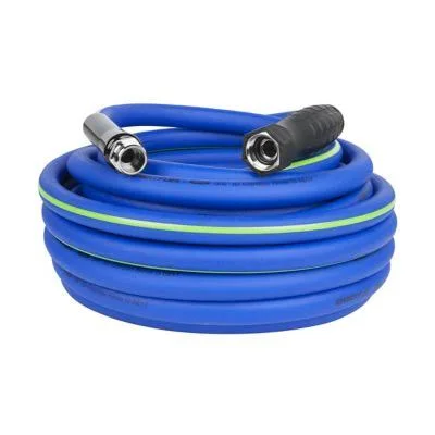 SmartFlex Garden Water Hose, 5/8x22 x 50&, 3/4x22 11 1/2 GHT Fittings, Blue, HSFG550BL
