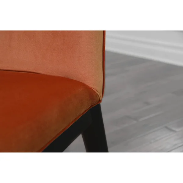 Abbyson Bristol Velvet Dining Chair - Orange
