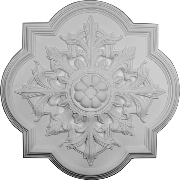 31 1/4x22OD x 2x22P Bonetti Ceiling Medallion (Fits Canopies Up to 7 3/8x22), Hand-Painted Spartan Stone