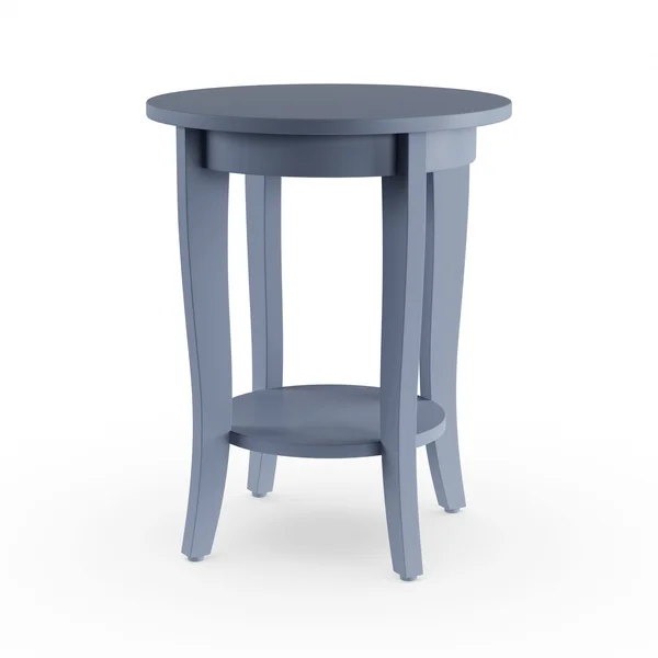 Copper Grove Aubrieta Round Side Table Driftwood/White