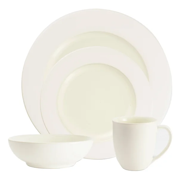 Noritake Colorwave Rim 4-Piece Place Setting - White