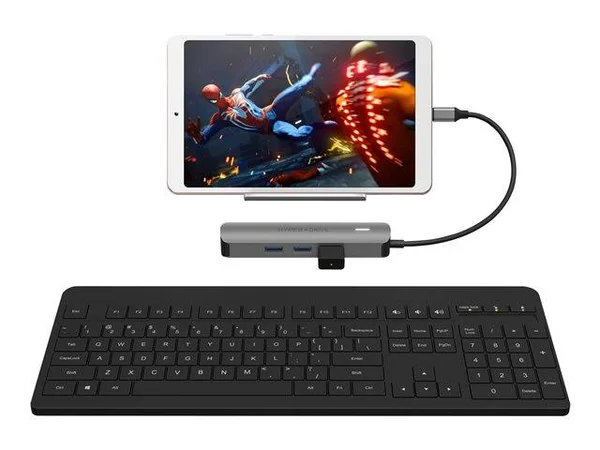 Hyper Drive 6 in 1 USB-C Hub with 4K HDMI Output One Size