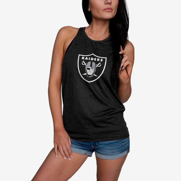 Las Vegas Raiders NFL Womens Tie-Breaker Sleeveless Top