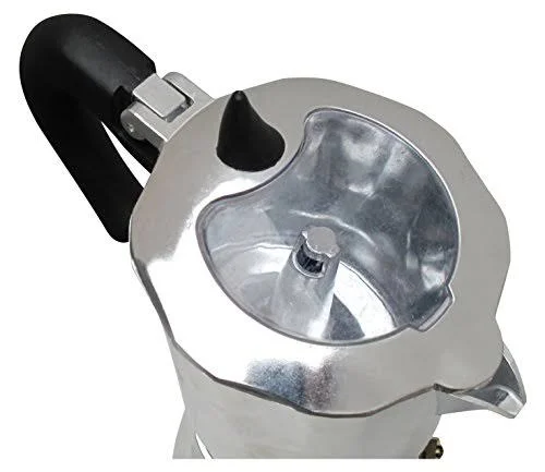 Cuisinox Aluminum Vista Espresso Coffeemakers with Window - Size: 9 Cup