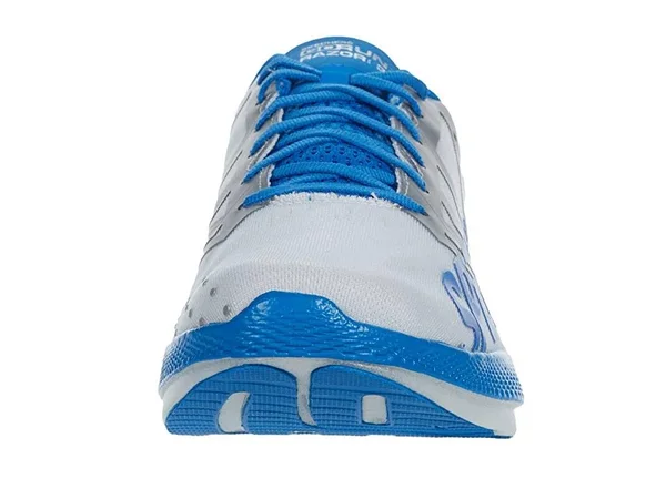 Skechers Men's GOrun Razor 3 Hyper Running Shoes, White/Blue, 8.5