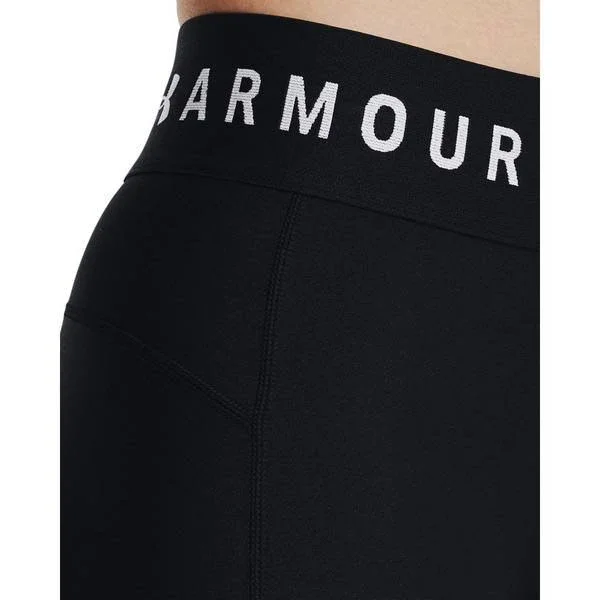 Under Armour Women's HeatGear Armour Branded WB Leggings - Black, MD