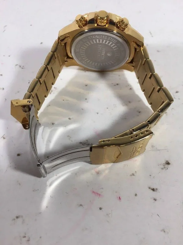 Invicta Men's 14878 Specialty Chronograph Gold Ion-Plated Watch