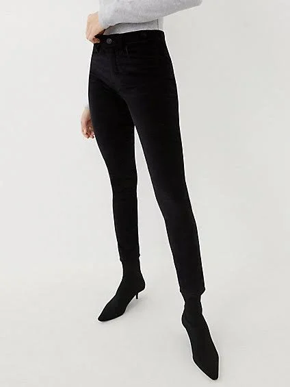 Women's Jennie Velvet Jean - Black, Size 29, True Religion