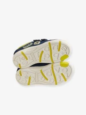 Touch-fastening Derby Shoes for Boys - Designed for Autonomy Dark Blue