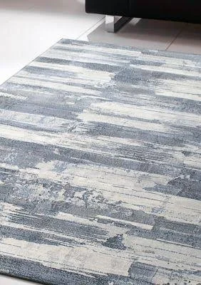 Dynamic Rugs Eclipse 63423 6&7x22 x 9&6x22 Area Rug - Blue