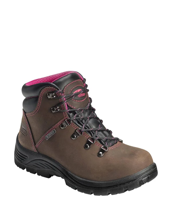 Avenger 7125 Steel Toe Waterproof Boots, Women's Brown