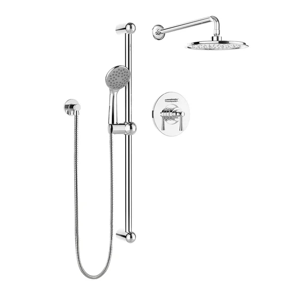 Belanger Kit-neo130ccp Rain Pressure Balanced Round Shower System - Polished Chrome