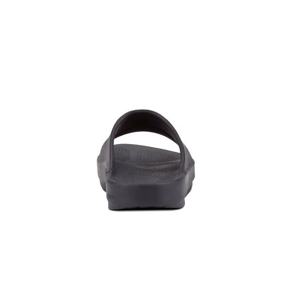 OOFOS OOahh Sport Matte Black Unisex Slide 3