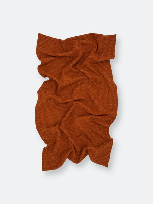 Hawkins New York Simple Waffle Bath Towel - Terracotta
