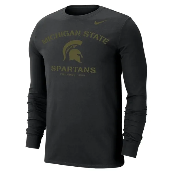 Nike College Dri-Fit (MICHIGAN State) Men's Long-Sleeve T-Shirt