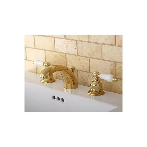 Kingston Brass KB948BL Mini-Widespread Bathroom Faucet, Brushed Nickel