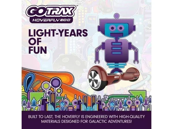Gotrax Hoverfly Eco UL Certified Self Balancing Hoverboard, Blue