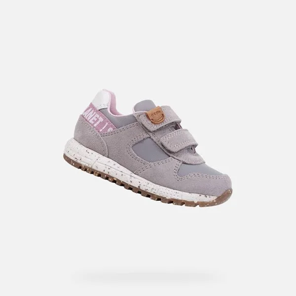 Geox Shoes Alben Baby Girl Grey, Size 8.5