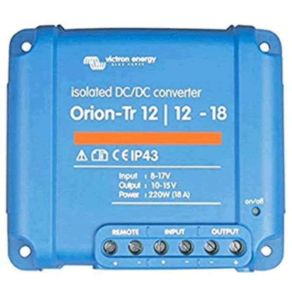 Victron Orion-TR Smart 12/12-18 18A (220W) Isolated DC-DC Charger or Power Supply