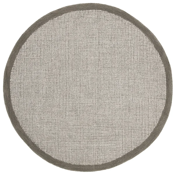 Safavieh 6& x 6& Round Abstract ABT220C Navy, Ivory Rug