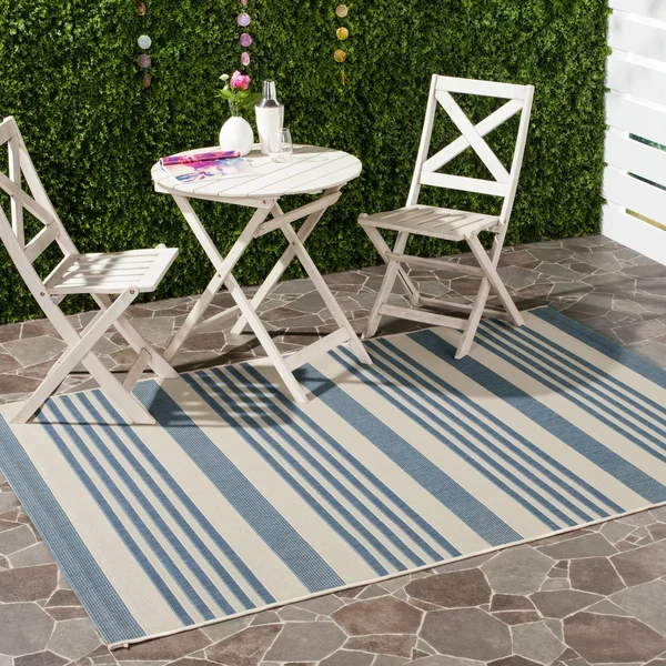 Safavieh Area Rug - Courtyard, Grey, Bone, 2& 0x22 x 3& 7x22