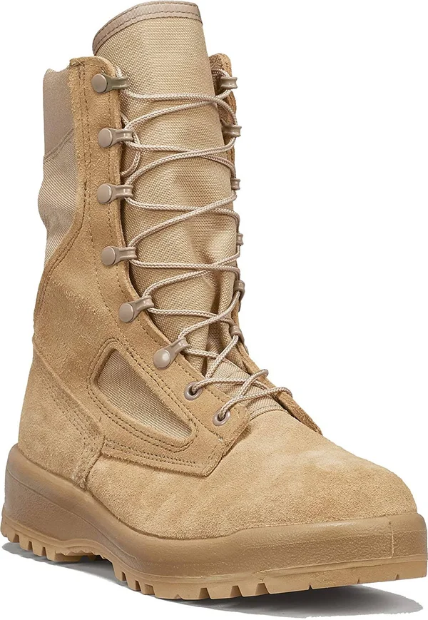Belleville 390DES Men's Hot Weather Combat Boot - Tan Tan - 12.5, Extra Wide
