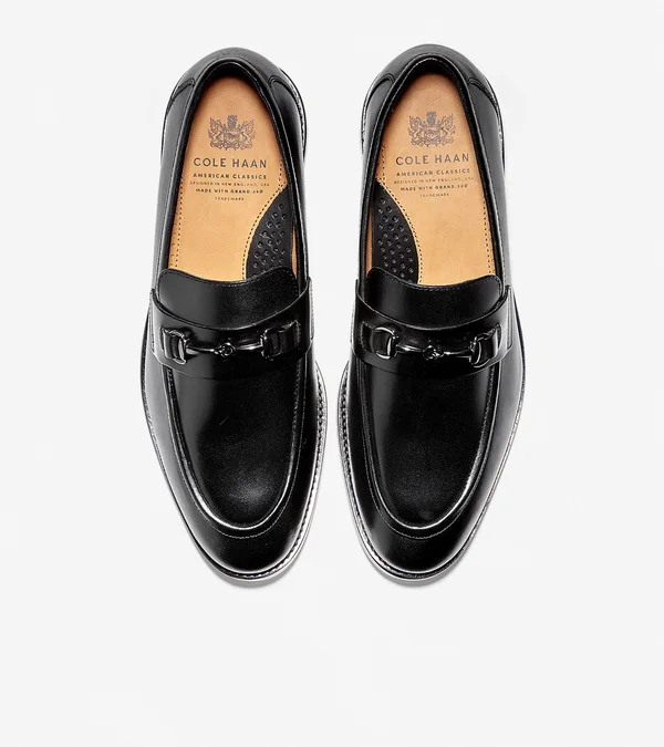 Cole Haan Men's Kneeland Bit Loafer (Black - 13 D)