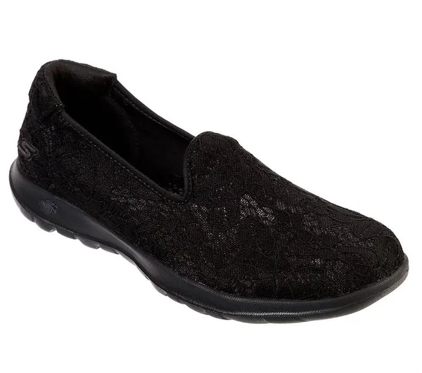 Skechers Women's GOwalk Lite - Linda Athletic Shoes Black 7.5