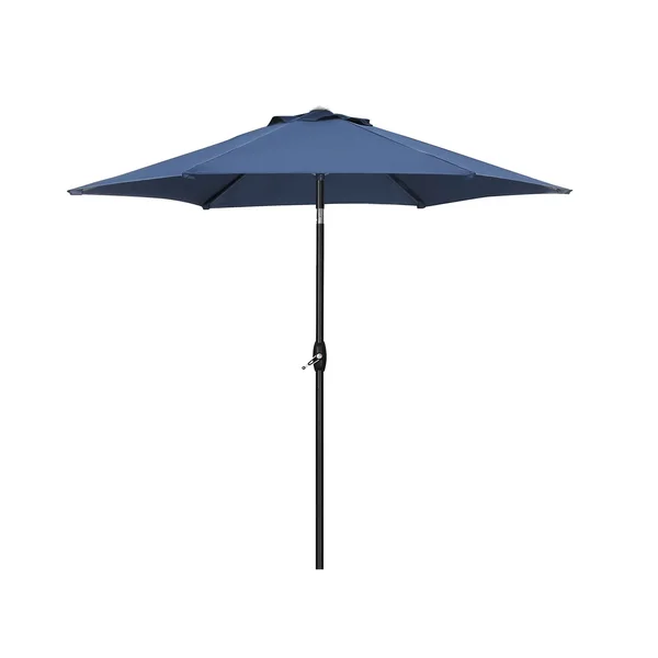 Ainfox 9ft Outdoor Patio Umbrella with Base - Blue
