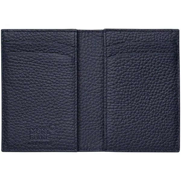 Montblanc Meisterstuck Soft Grain Business Card Holder- Blue 116744
