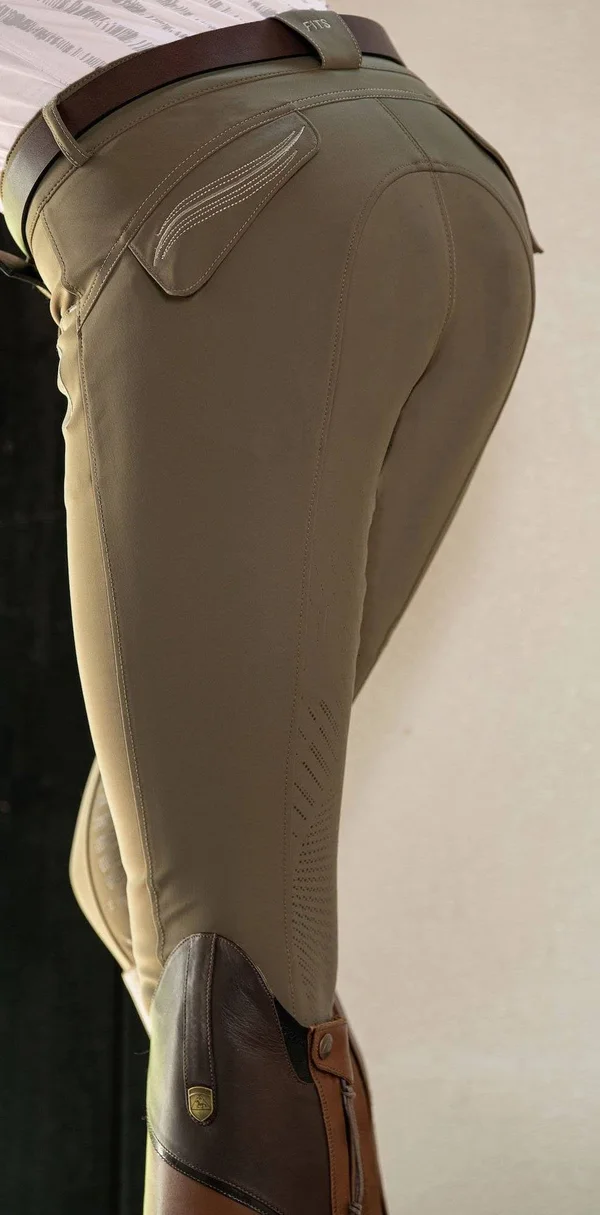 Fits Abbey Knee Patch Tread Breech - Olive L