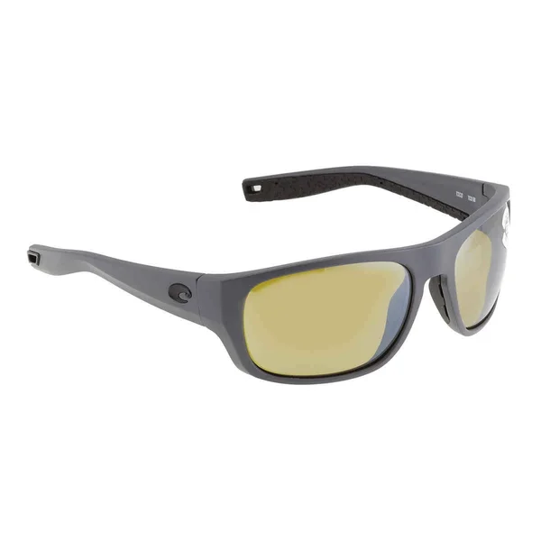 Costa Del Mar Tico 580G Polarized Sunglasses - Matte Gray/Sunrise Silver Mirror