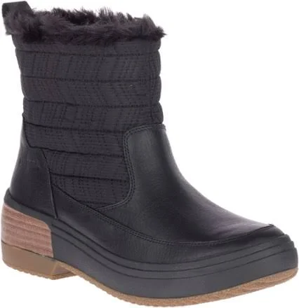 Merrell Women's Haven Bluff Polar Waterproof Boots Black 6