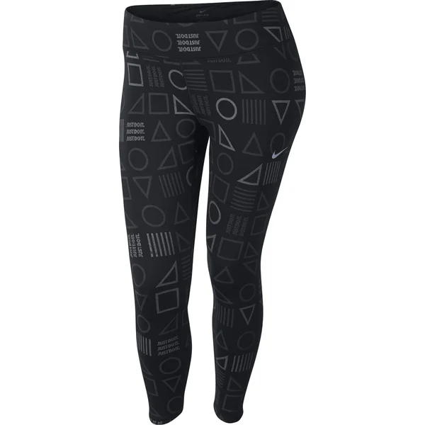 Nike Epic Lux Flash Tights - Black/Reflective Silver, Size Xs