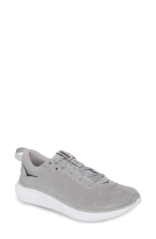 Hoka One One Women's Hupana Flow Shoe - 5.5 - Drizzle - Lunar Rock