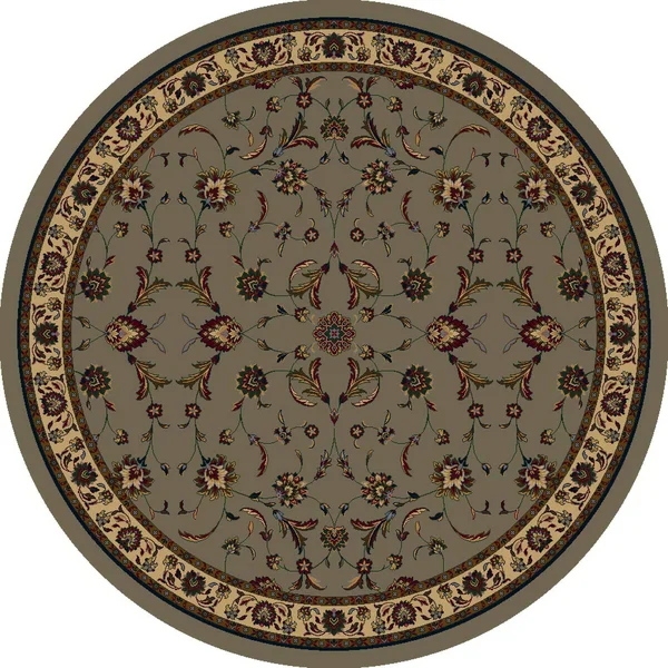Milliken Signature Isfahan 04700 Sage 7&7x22 x 7&7x22 Round Area Rug