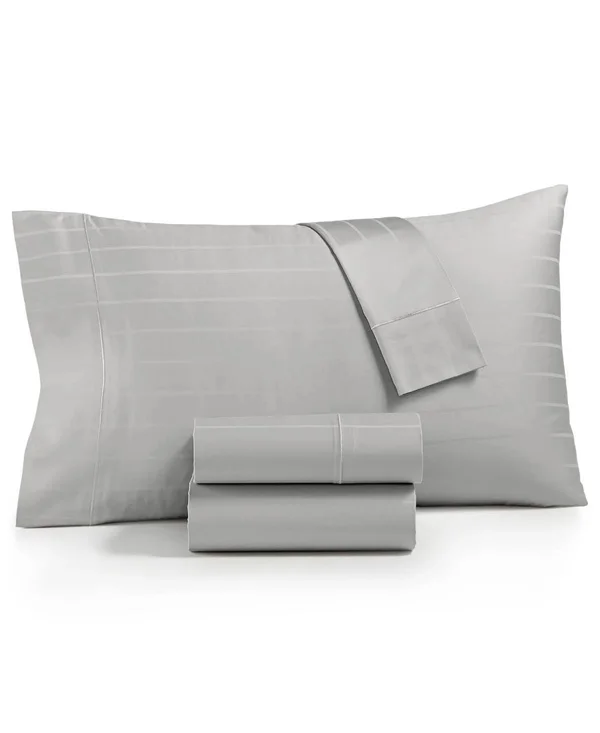 Charter Club Sleep Cool 4-pc Full Sheet Set, 400-Thread Count Egyptian Hygro Cotton, Created for Macy&s - Penguin Grey