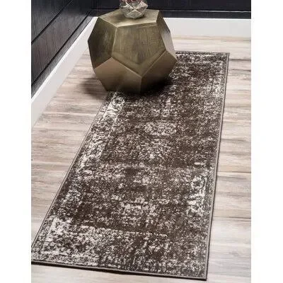 Brandt Oriental Brown Rug Mistana Rug Size: Runner 2& x 9&8x22