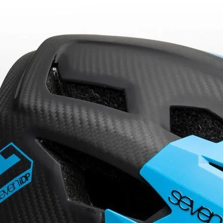 7iDP Project 23 Full Face Helmet - Gloss Electric Blue/Carbon, LG