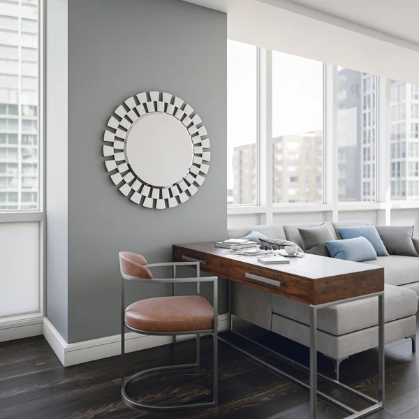 Design Craft Hera Silver Wall Mirror