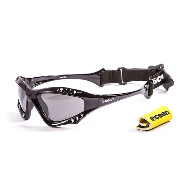 Ocean Sunglasses Australia Polarized Red Transparent with Smoke Lens