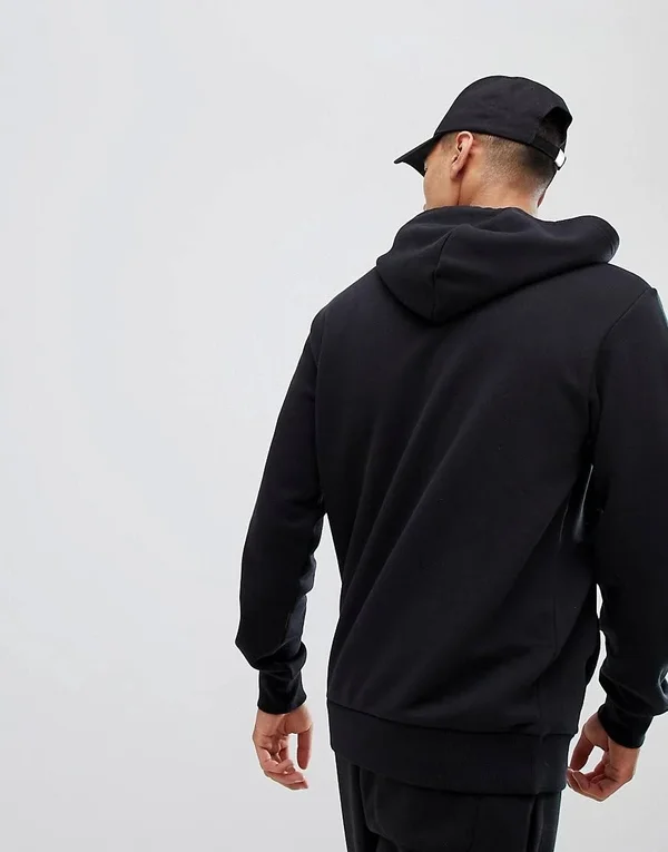 Converse Star Chevron Logo Hoodie Black