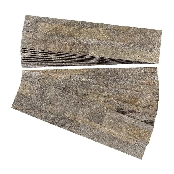 Aspect Peel and Stick Stone Backsplash Mossy Quartz Backsplash Kit
