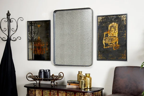 Zimlay Large Rectangular Vintage Wall Mirror 53330