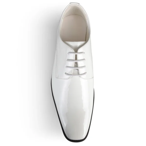 Vance Co. Men's Faux Leather Lace-Up Dress Shoes - White - 8