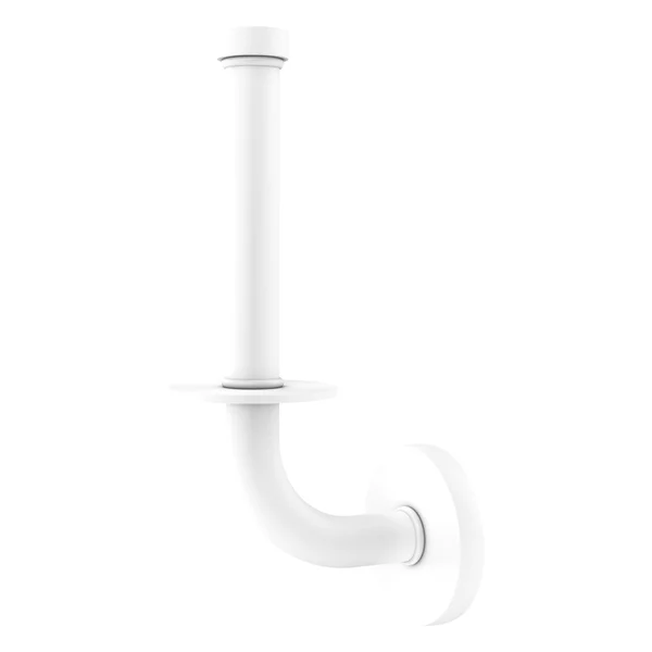 Allied Brass Remi Collection Upright Toilet Tissue Holder Matte White