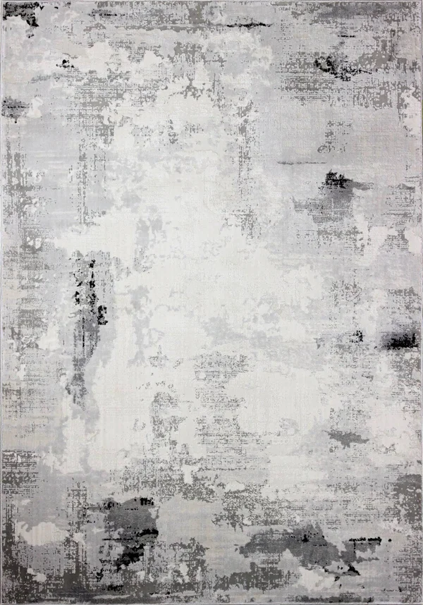 Bashian Capri Hermione 7&9x22 x 9&9x22 Area Rug in Beige and Gray
