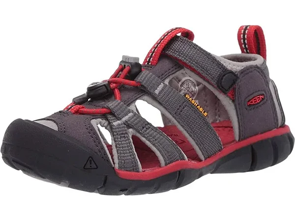 Keen Kids& Seacamp II CNX Sandal - 12 - Magnet - Drizzle